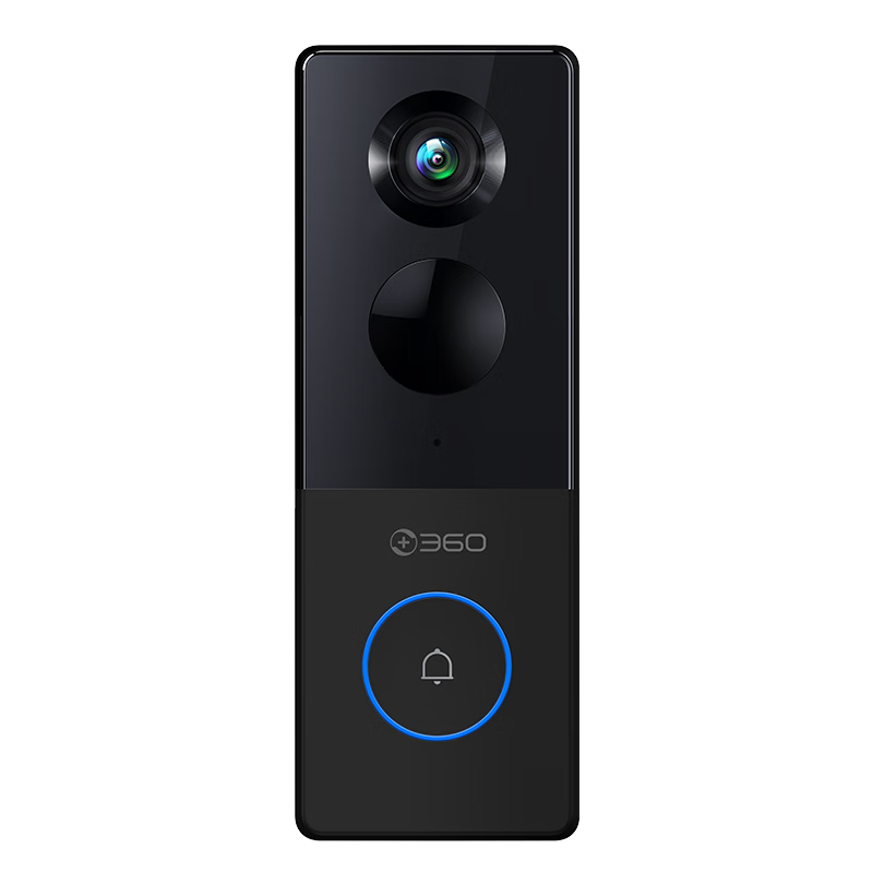 360可视门铃6 300W高清画质家用监控智能门铃电子猫眼摄像头 无线wifi手机远程查看对讲