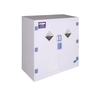 迅迈 30加仑pp药品柜 实验室试剂强酸碱储存柜子防腐蚀双锁器皿柜PP酸碱试剂柜