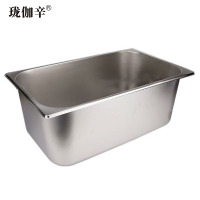 珑伽辛 不锈钢份数盆分餐盒 1/1盆535*330*200mm/个