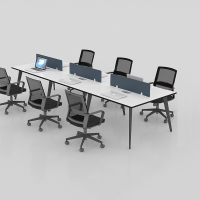 慧彩云 六人位办公桌+椅 HCY-DD01
