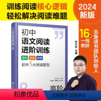 高阶 初中通用 [正版]初中语文阅读进阶训练 高阶 初中语文答题公式解题思路梳理 初中语文阅读核心考题解读 趣味思维导图