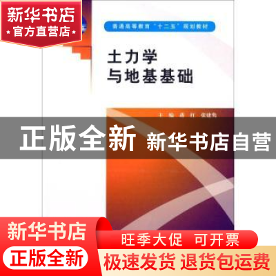 正版 土力学与地基基础 蒋红,张建隽主编 中国水利水电出版社 97