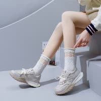 ins韩版厚底老爹鞋2025春季新款街拍学生跑步运动鞋增高休闲