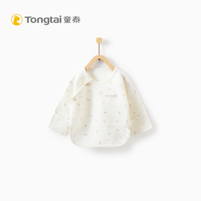 童泰秋冬款新生儿服饰0-2月男女宝宝保暖半背衣婴儿居家服