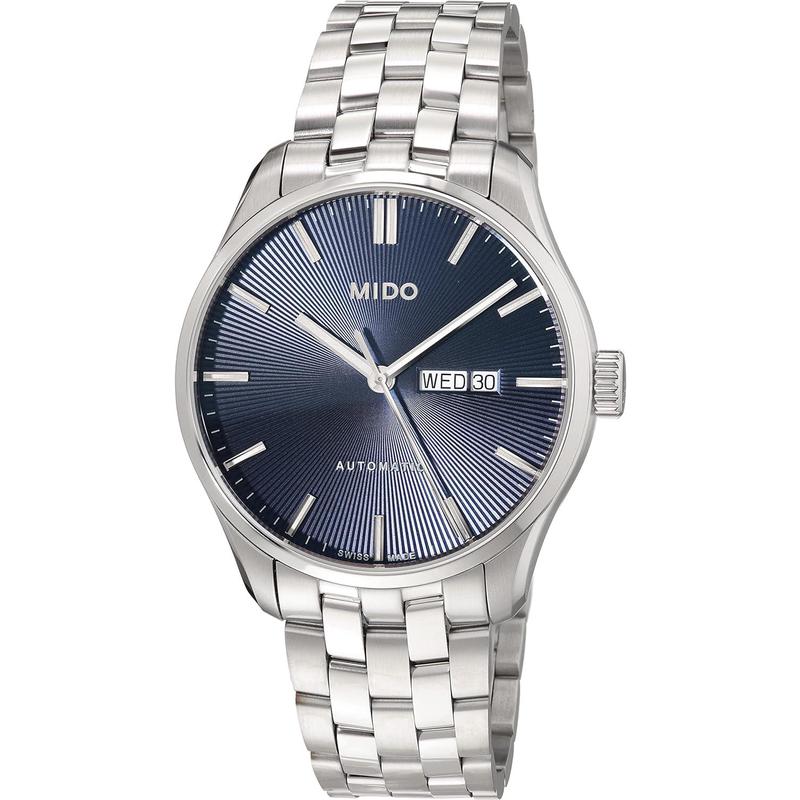 Mido蓝盘自动机械男表mm不锈钢防水商务休闲腕表