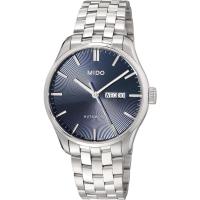Mido蓝盘自动机械男表mm不锈钢防水商务休闲腕表