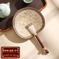 [补贴10%]老式大蒲扇夏天手工芭蕉扇新中式宝宝摇钱扇子手摇扇广告定制葵扇 棕色圆形