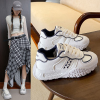 ins韩版新款老爹鞋女秋季跑步休闲鞋厚底增高鞋