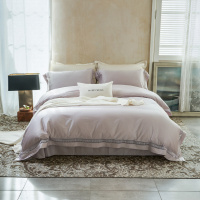 法式浪漫蕾丝花边超细旦天丝棉四件套床单被套床上用品套件