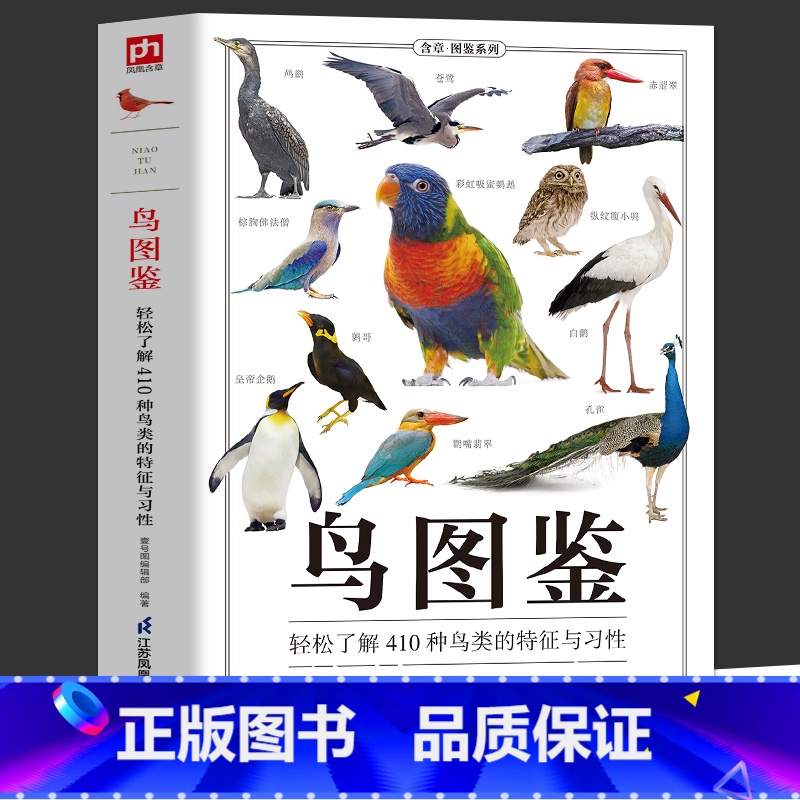 [正版]鸟图鉴鸟类观察手册 世界鸟类行为动物科普图鉴 珍惜森林草原野鸟形态鸟类图鉴动物百科观鸟手册鸟类大全鸟类生态大图