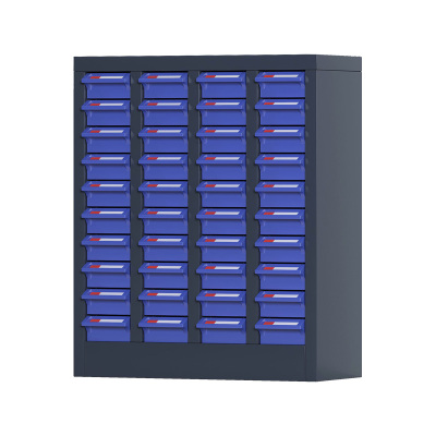 臻远 ZYLJG-W62 零件柜 40抽蓝色无门小号 526*220*620