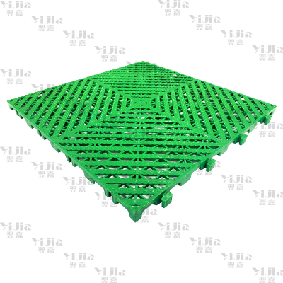 翌嘉 YJ3121303地格栅塑料拼接地板垫网格垫板 绿色