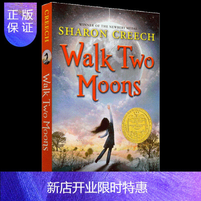 惠典正版印第安人的麂皮靴英文原版儿童读物WalkTwoMoons无悔追寻英文版励志文学纽伯瑞金