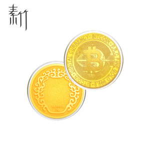 素竹 黄金足金9999 新款金章 B3克金章 投资金条 收藏赠礼 支持回购
