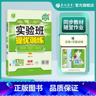 物理 九年级下 [正版]2025年春 初中实验班提优训练九年级物理下册苏科版9年级下册SK版课时单元专题训练期中期末真题