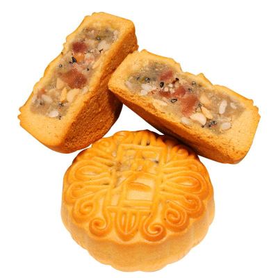 广式五仁月饼多口味多规格糕点零食礼盒