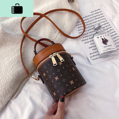 上新小包包女2020新款百搭时尚洋气手提水桶包韩版休闲气质单肩包NEW LAKE女士单肩包