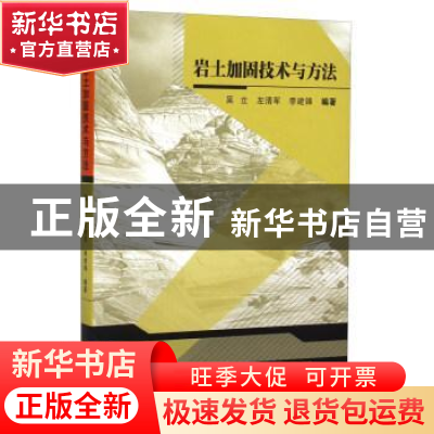 正版 岩土加固技术与方法 吴立,左清军,李建锋编著 武汉大学出