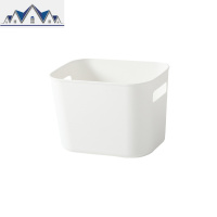 日式桌面整理收纳篮浴室厨房零食化妆品杂物收纳筐塑料手提储物盒 三维工匠