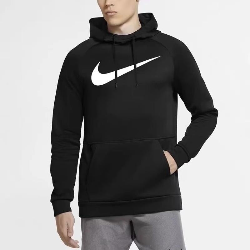 NIKE耐克连帽卫衣运动休闲针织男装套头衫CU6240-010 D