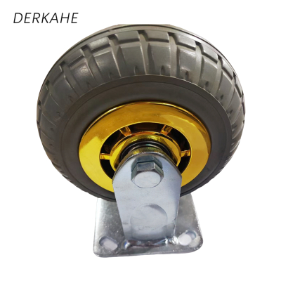 DERKAHE 重型手推车橡胶轮 φ125×50(5寸) 定向款 个