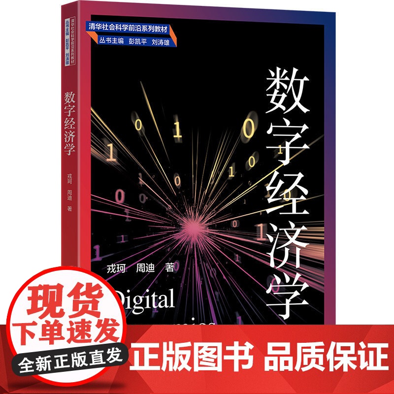 正版新书 数字经济学 戎珂周迪 清华大学出版社 经济学数字经济应用经济产业经济社会学