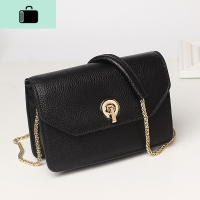 2020新款皮斜挎链条女小包包简约头层牛皮小方包百搭休闲单肩包NEW LAKE女斜挎包