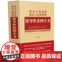 2023精装珍藏版 最高人民法院 最高人民检察院指导性案例全书 第3版第三版 中国法制出版社 第一批~第三十七批 第一批