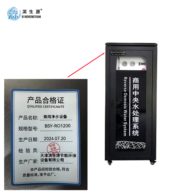 滨生源商用净水设备制水量250升外置150L压力桶黑金刚BSY-RO1200(台)