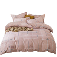 美帮汇床单三件套被套色一米八床套180×220双人套装个性男生时尚