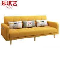 乐琪艺 折叠沙发床 黄色 张