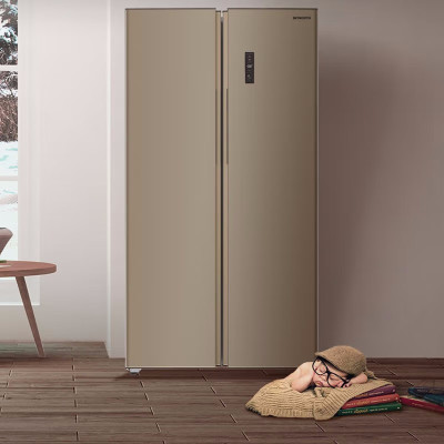 创维(skyworth) 412升 冰箱 典雅棕对开门 超薄 触摸式精细控温外显