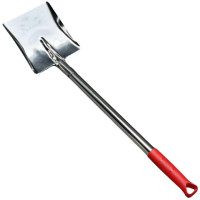 不锈钢铲子园艺铲加厚农用铲煤灰铲洋铲户外农具烧烤铲铁锹灰渣铲 不锈钢园艺铲