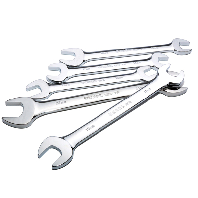 卡尔 航空级全抛光双开口扳手