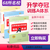 [正版]68所名校小学毕业升学夺冠训练A体系语文数学英语全套 2023小升初总复习辅导资料 小学六年级小考复习练习册作