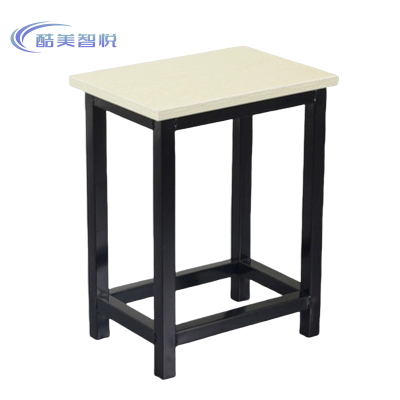 酷美智悦 直角边方凳加固白橡木色45*24*34cm KM-JZ350 个
