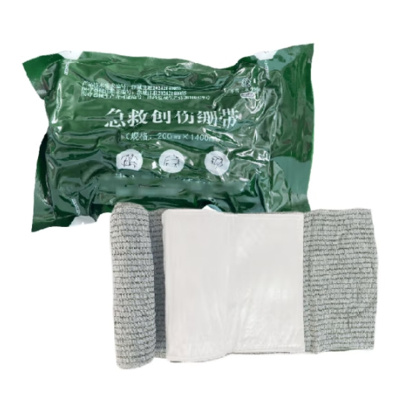 勇夺急救创伤绷带15*120cm压缩灭菌包装急救止血包扎弹性[不含药品]