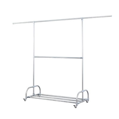 翌嘉YJ-E3-304 304不锈钢晾衣架移动伸缩有鞋架晒衣架 不可升降高度款 1200*520*1650