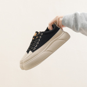 秋季小白鞋新款韩版ins女学生增高厚底运动板鞋休闲鞋女