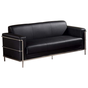 慧采云 办公家具办公沙发简约现代会客室接待商务三人位沙发小型时尚客厅家具