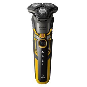 飞利浦(PHILIPS)电动剃须刀蜂巢5系变形金刚大黄蜂联名 SkinIQ智能感应 微提切科技刮胡刀S5618/09