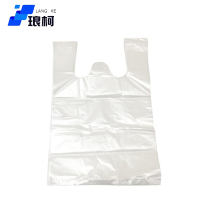 琅柯 白色背袋打包袋 50只装 24*37cm