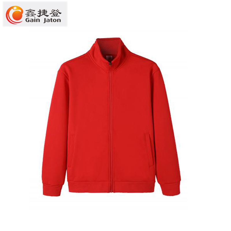 鑫捷登 男女同款超柔复合加绒上衣 AGRY-JM FSK2021-430 1件(红色、花灰色、深蓝色)