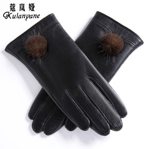 女式山羊皮手套816