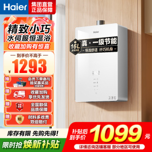 海尔(Haier)燃气热水器天然气水伺服恒温APP智能节能省气WM5 以旧换新 16L [WM5C]加量不加价