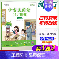 语文 小学通用 [正版]新版新东方小古文阅读分层训练三年级3小学插图注释提高阅读能力新东方优学练常考知识清单难题详解