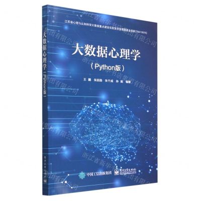 [N]大数据心理学(Python版)-9787121453151