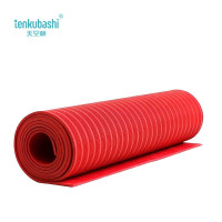 天空桥 绝缘地垫 红色条纹5mm 10kv 米