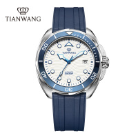 [200米防水]天王蓝鳍系列专业防水游泳新款男士机械手表201392