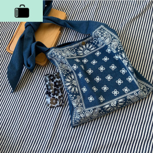 包包女2019新款百搭牛仔布袋包单肩斜跨肩带可调节简约文艺帆布包NEW LAKE 民族风牛仔蓝(肩带随意系)女士单肩包 民族风牛仔蓝（肩带随意系）